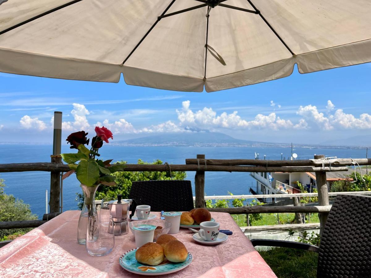 La Badia Montechiaro - Breathtaking View Of Sorrento Coast Villa Vico Equense Exterior photo