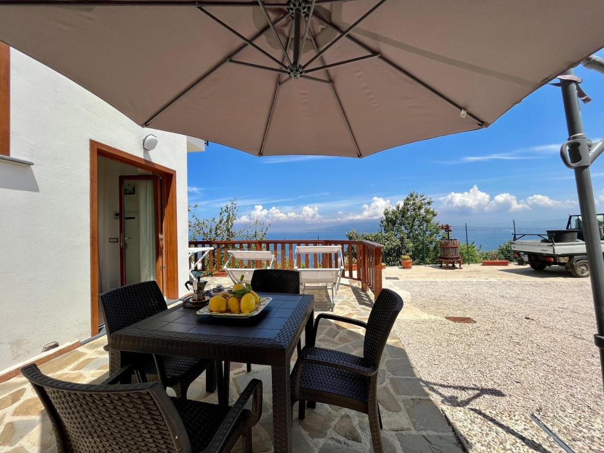 La Badia Montechiaro - Breathtaking View Of Sorrento Coast Villa Vico Equense Exterior photo