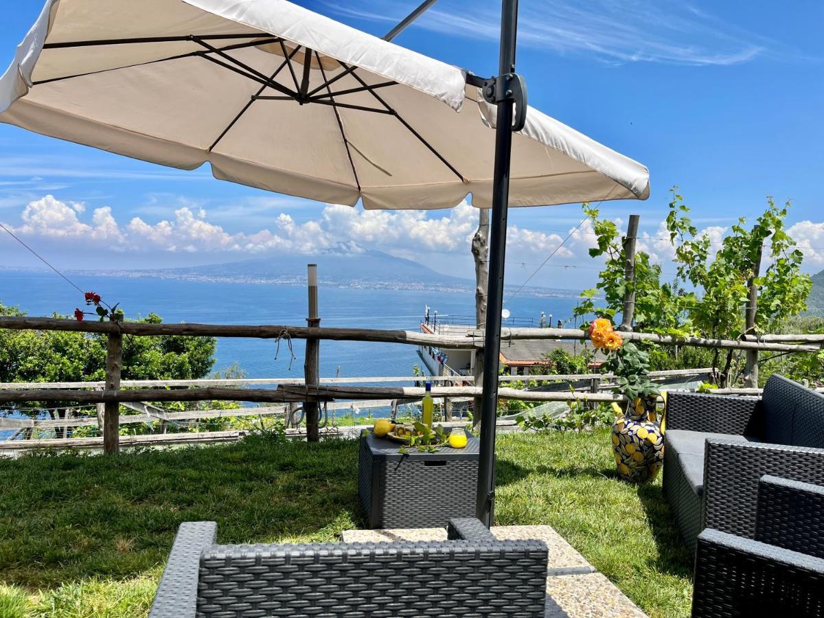 La Badia Montechiaro - Breathtaking View Of Sorrento Coast Villa Vico Equense Exterior photo