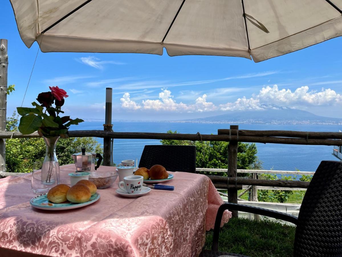 La Badia Montechiaro - Breathtaking View Of Sorrento Coast Villa Vico Equense Exterior photo