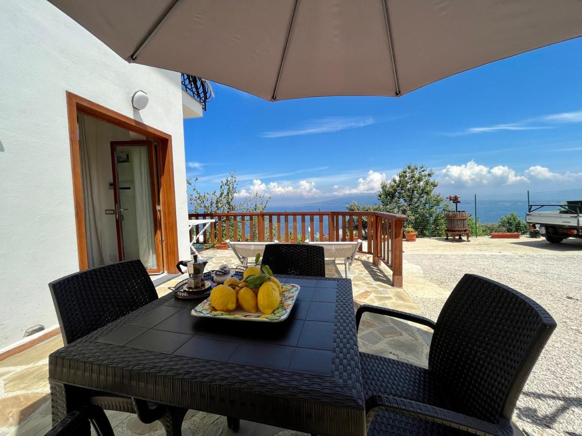 La Badia Montechiaro - Breathtaking View Of Sorrento Coast Villa Vico Equense Exterior photo